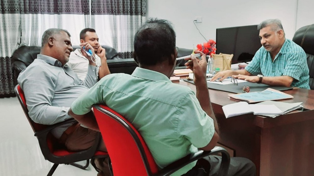 கல்முனை சந்தாங்கேணி மைதான உள்ளக விளையாட்டரங்கு நிர்மாணத்தை துரிதப்படுத்த நடவடிக்கை