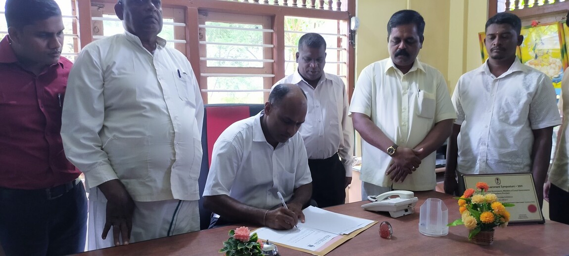 கிளிநொச்சி - பூநகரி புதிய தவிசாளர்