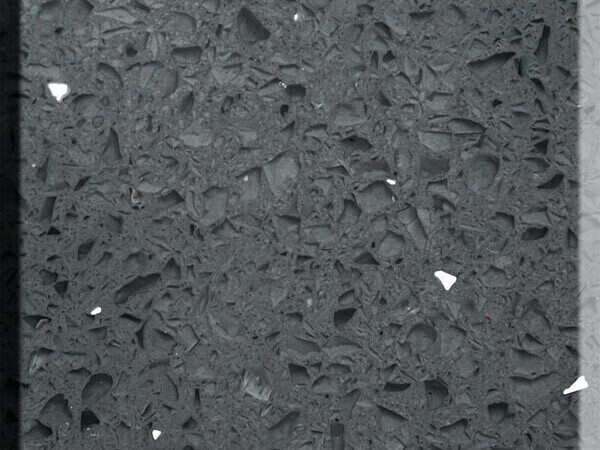 Dark Starlight Grey quartz worktop - Mtstones