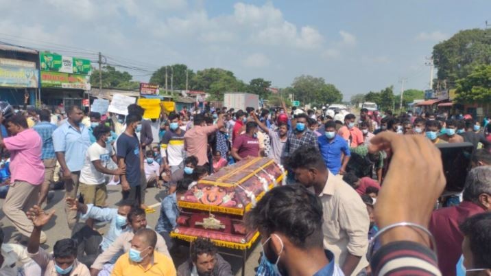 24 வயது இளைஞர் படுகொலை - நீதிகேட்டு மரண ஊர்வலப் போராட்டம்