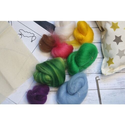 Hot Air Balloon 2d Needle Felting Kit