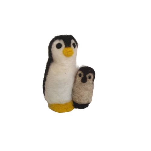 Penguin & Chick Needle Felting KIt