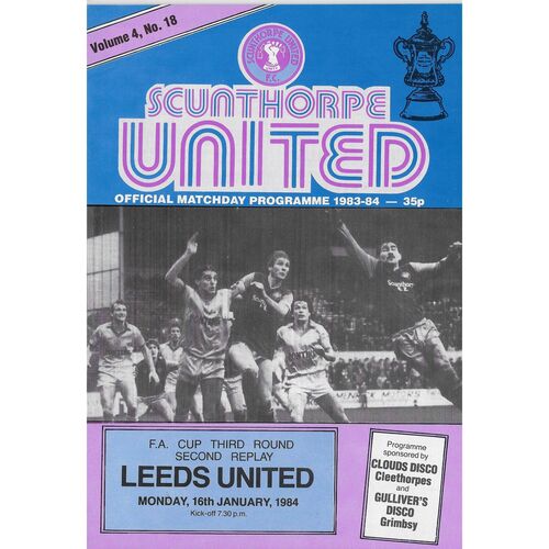 Leeds United Away Football Programmes