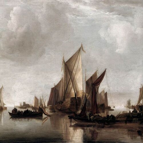 A State Yacht and Other Craft in Calm Water