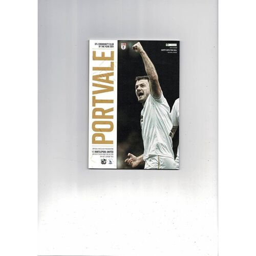 Port Vale Home Football Programmes