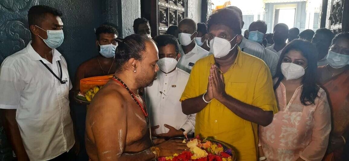 யாழ்ப்பாணத்துக்கு வருகை தந்த  சஜித் பிரேமதாஸ