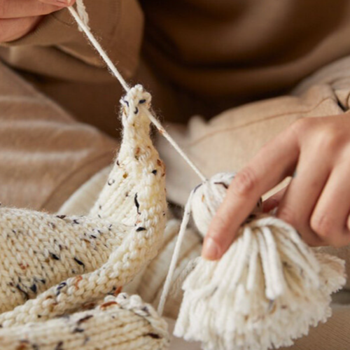 DMC Mindful The Quiet Time Blanket Knitting Kit