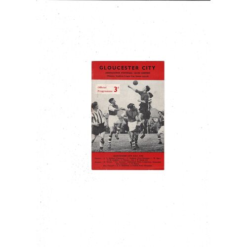 1958/59 Gloucester City v Barry Town Football Programme
