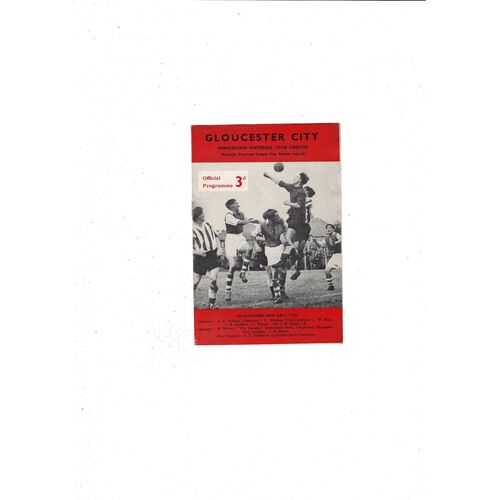 1958/59 Gloucester City v Corby Town Football Programme