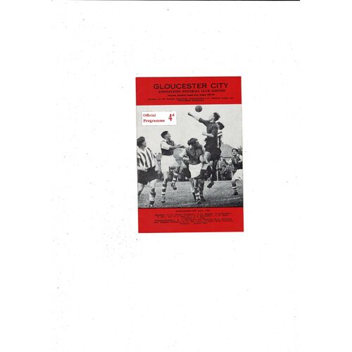 1960/61 Gloucester City v Bexley Heath Football Programme