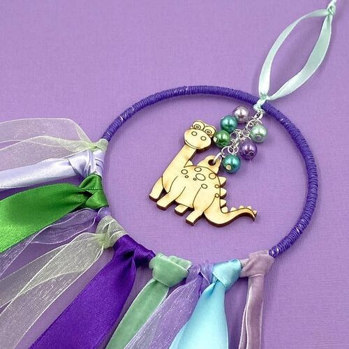 Bead Kids Dinosaur Dreamcatcher Hoop Craft Kit