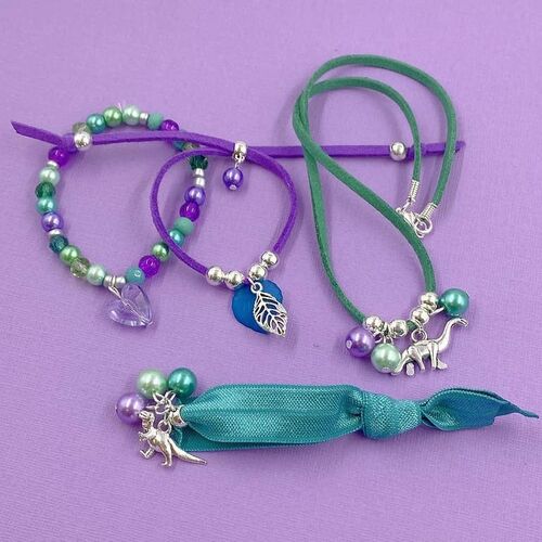 Bead Kids Dinosaur Jewellery Making Kit