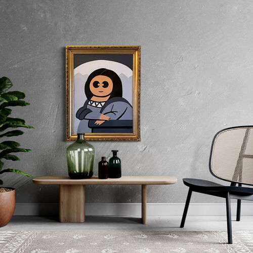 'Mona Lisa' Original Cartoon