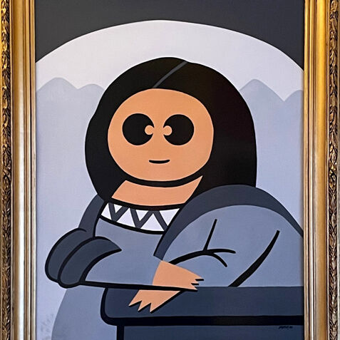 'Mona Lisa' Original Cartoon