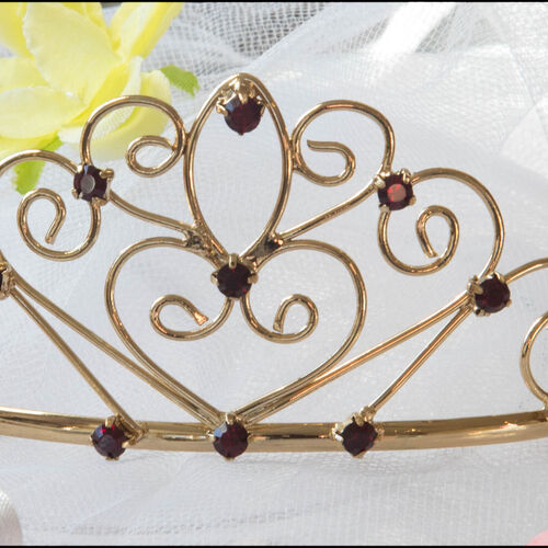Ruby & Gold Tiara