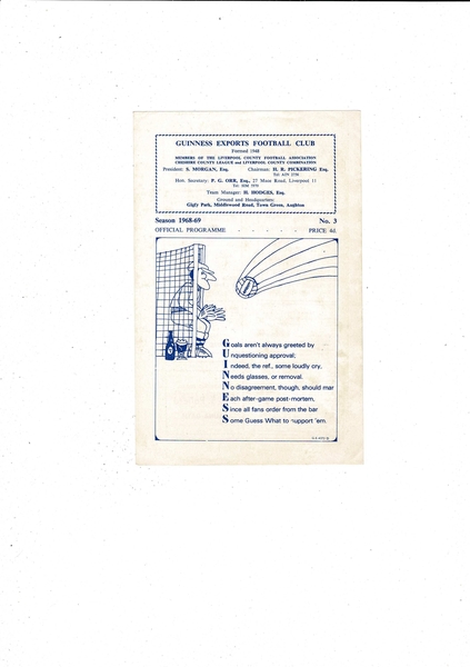 Many more Football Programmes listed today