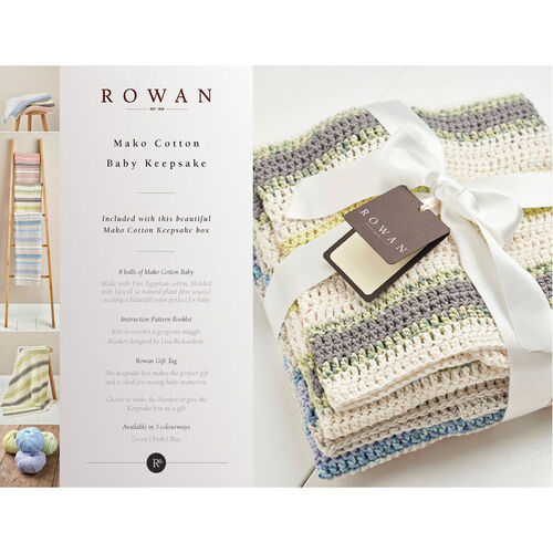Rowan Mako Cotton Baby Keepsake Box