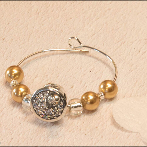 Sterling Silver Ice Bucket Charm