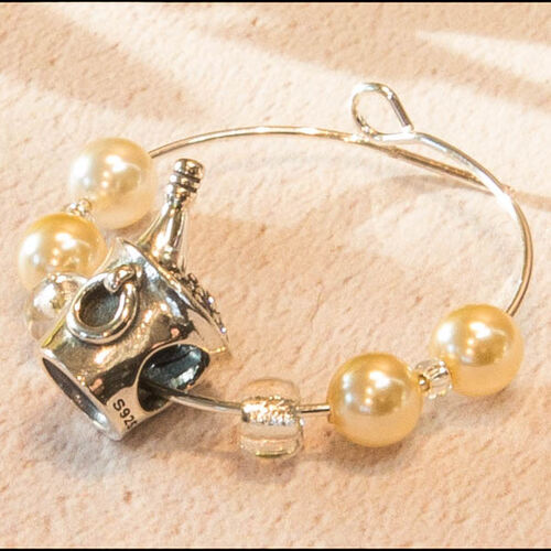 Sterling Silver Ice Bucket Charm