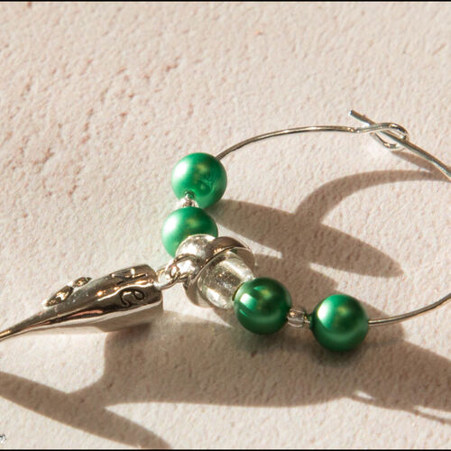 Sterling Silver Champagne Bottle Wine Glass Charm