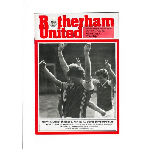 Plymouth Argyle Away Football Programmes