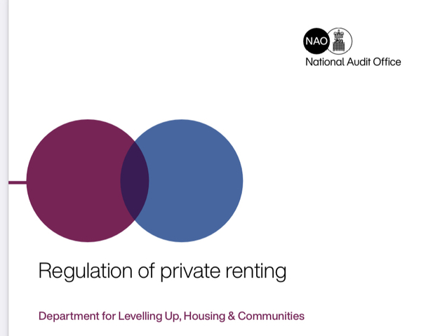 National Audit Office Review of the Regulation of Private Renting