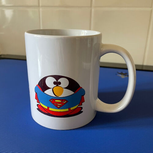 'Super Fat Penguin' Mug