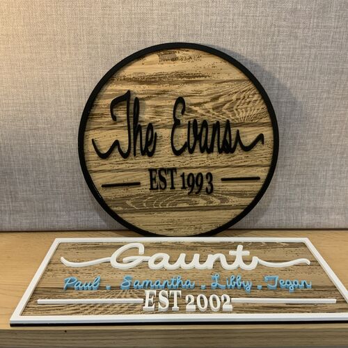 Rustic Wall Decor | Custom Name Sign | Family Name Sign | Mr & Mrs Sign