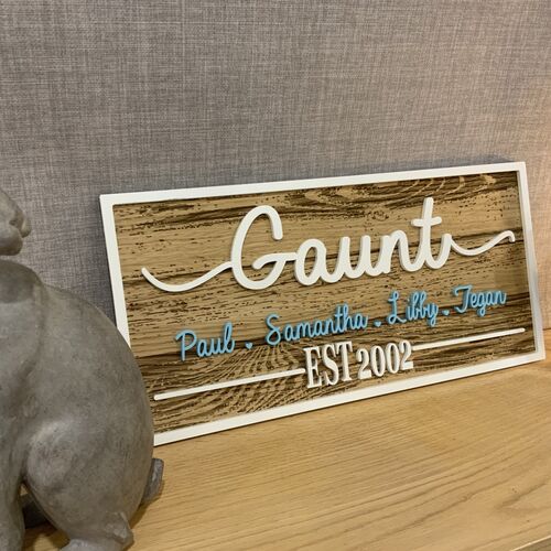 Rustic Wall Decor | Custom Name Sign | Family Name Sign | Mr & Mrs Sign