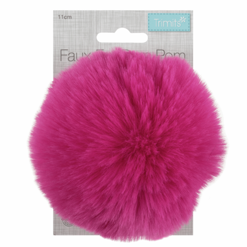 Faux Fur Pom Pom 11cm