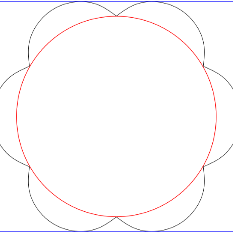 6 Petal (Widest point)