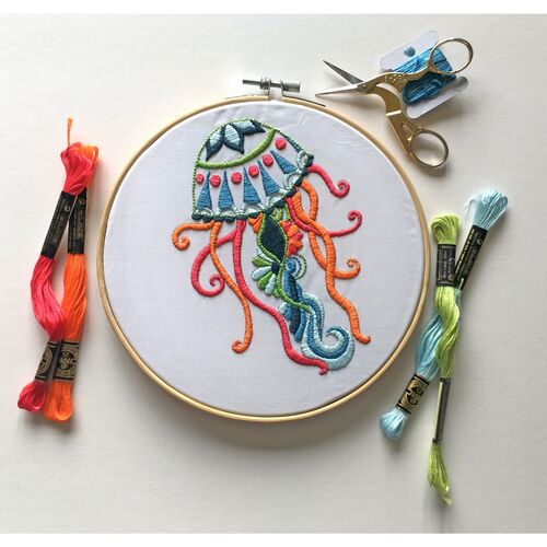 Jellyfish Embroidery Kit