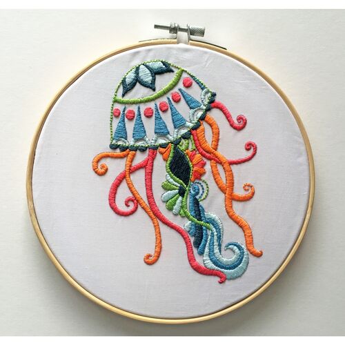 Jellyfish Embroidery Kit
