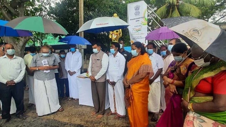 மகாத்மா காந்தியின் 74ஆவது சிரார்த்த தினம்