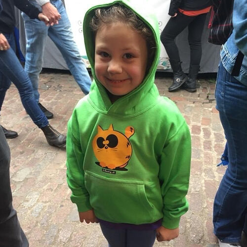 'Orange Fat Cat' Hoodie