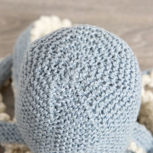 Robyn Octopus Knitting Kit - Blue