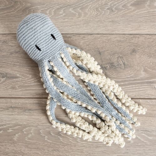 Robyn Octopus Knitting Kit - Blue