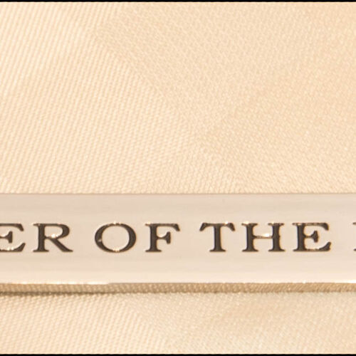 Double-Sided Engraved Stainless Steel Tie Pin - 6cm