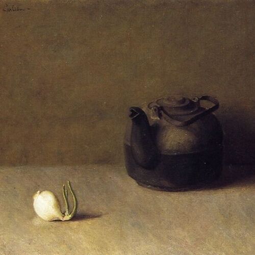 Still-Life with Teapot and Onion