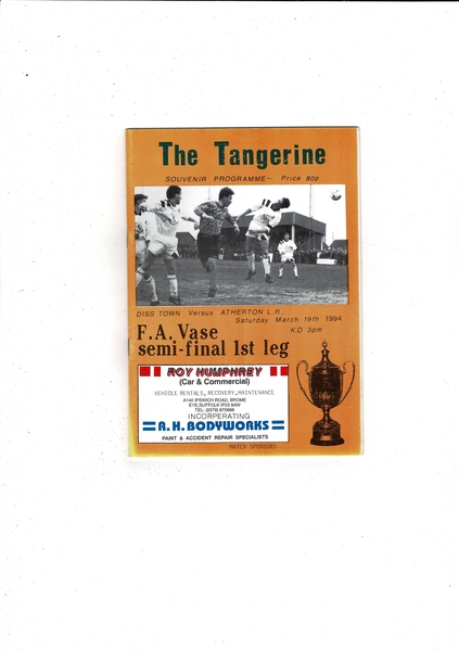 Latest Football Programmes Listed today