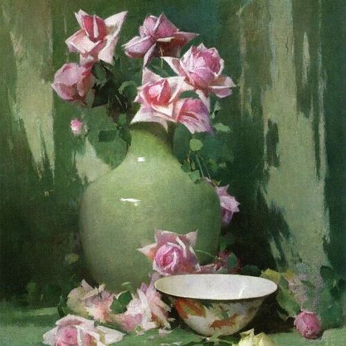 Vase of Roses