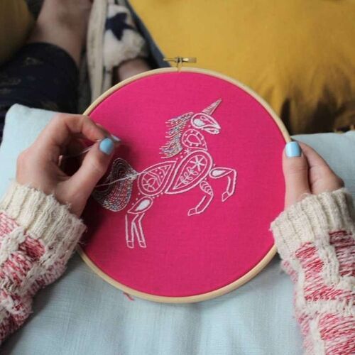 Paraffle Unicorn Embroidery Kit