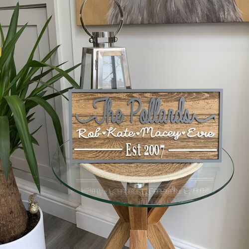 Rustic Wall Decor | Custom Name Sign | Family Name Sign | Mr & Mrs Sign