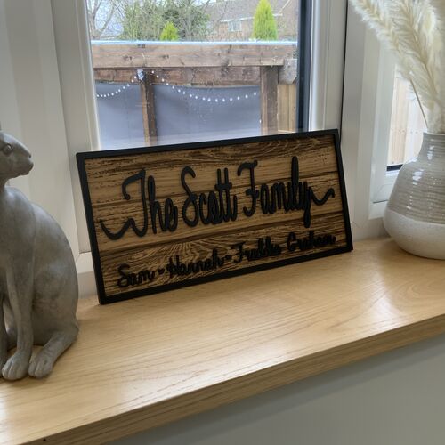 Rustic Wall Decor | Custom Name Sign | Family Name Sign | Mr & Mrs Sign