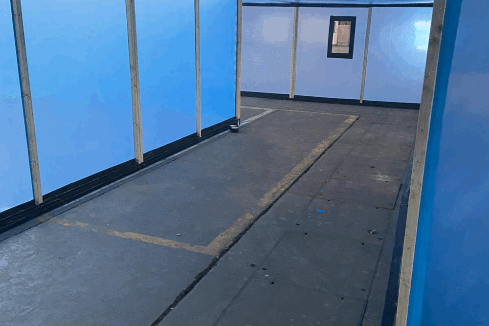 Removal of Thermal Insulation Debris within Hanger ducts