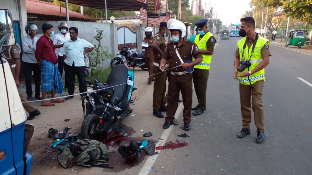 32 வயது இளைஞர் விபத்தில் உயிரிழந்தார்