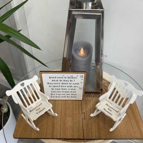 "Loved Ones In Heaven" save a seat