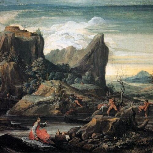 Landscape with Bathers