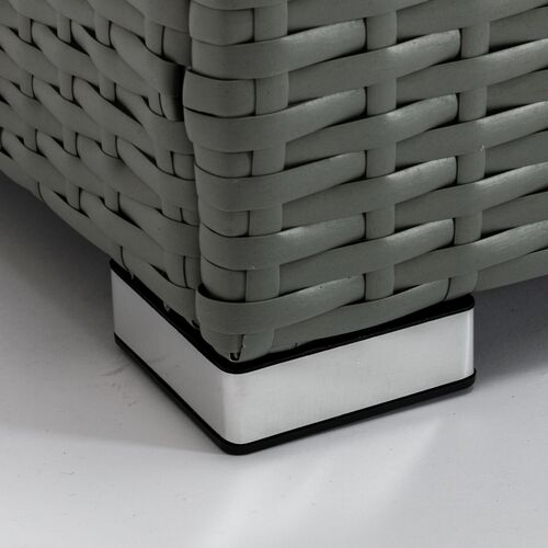 Rattan Garden Furniture Outdoor 5pcs Patio Sofa Set chairs Table (Rupert Grey)