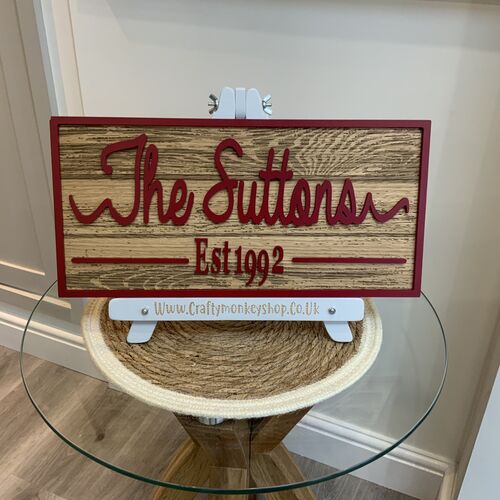 Rustic Wall Decor | Custom Name Sign | Family Name Sign | Mr & Mrs Sign